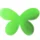 Crystal for Nail Art BUS48 4.0mm 48pcs - Green