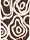 Nail Stickers ASNNAS - Brown Swirls