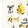 Nail Sticker White-Gold - CJ025