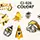 Nail Sticker White-Gold - CJ026