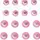Hair Rhinestones - Pink