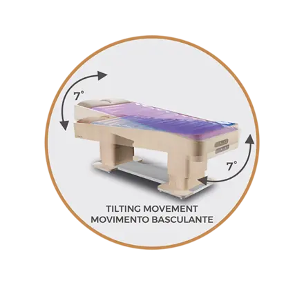 ADJUSTABLE WITH TILTING MOVEMENT