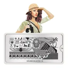Stamping Nail Art Image Plate MOYOU Explorer 04