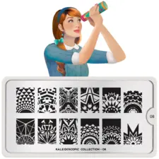 Stamping Nail Art Image Plate MOYOU Kaleidoscope 08