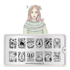 Stamping Nail Art Image Plate MOYOU Enchanted 08