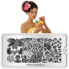 Stamping Nail Art Image Plate MOYOU Tropical 07