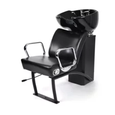 Ceramic Shampoo Chair NS-5515 with Adjustable Chair Black