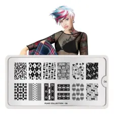 Stamping Nail Art Image Plate MOYOu Punk 06