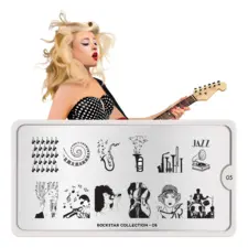Stamping Nail Art Image Plate MOYOU Rockstar 05