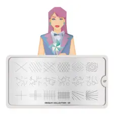 Stamping Nail Art Image Plate MOYOU Origami 07