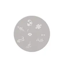Disc Round Stencil ASN B12
