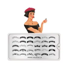 Stamping Nail Art Image Plate MOYOU Frenchy 08