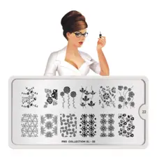 Stamping Nail Art Image Plate MOYOU Pro XL 22