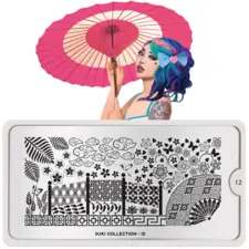 Stamping Nail Art Image Plate MOYOU Suki 12