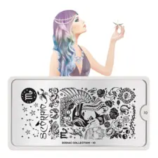 Stamping Nail Art Image Plate MOYOU Zodiac 10