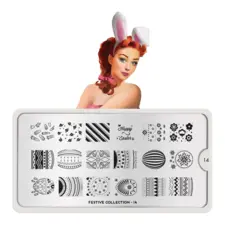 Stamping Nail Art Image Plate MOYOU Festive 14