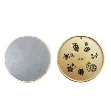 Stamping Nail Art Image Plate Form A10