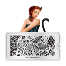 Stamping Nail Art Image Plate MOYOU Kitty 14