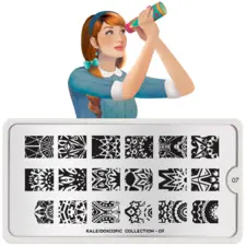 Stamping Nail Art Image Plate MOYOU Kaleidoscope 07