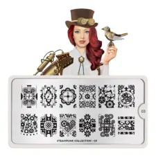Stamping Nail Art Image Plate MOYOU Steampunk 03