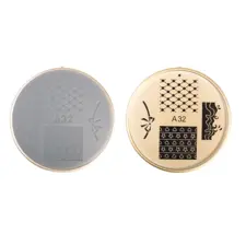 Stamping Nail Art Image Plate Form A32