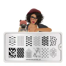 Stamping Nail Art Image Plate MOYOU Hipster 07