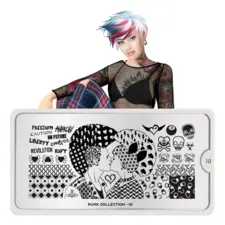 Stamping Nail Art Image Plate MOYOU Punk 10