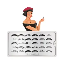 Stamping Nail Art Image Plate MOYOU Frenchy 06