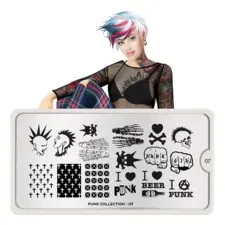 Stamping Nail Art Image Plate MOYOU Punk 07