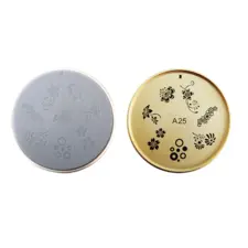 Stamping Nail Art Image Plate Form A25