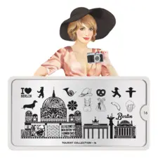 Stamping Nail Art Image Plate MOYOU Tourist 16