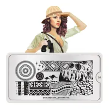Stamping Nail Art Image Plate MOYOU Explorer 05