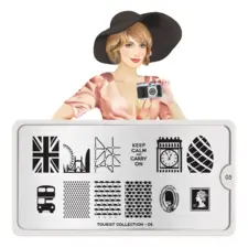Stamping Nail Art Image Plate MOYOU Tourist 05