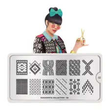 Stamping Nail Art Image Plate MOYOU Fashionista 02