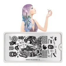 Stamping Nail Art Image Plate MOYOU Zodiac 15