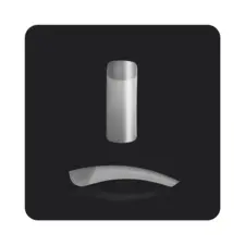 Nail Tips - Standard Natural - Size 4