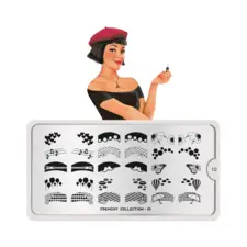 Stamping Nail Art Image Plate MOYOU Frency 10