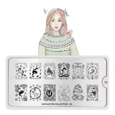 Stamping Nail Art Image Plate MOYOU Enchanted 06