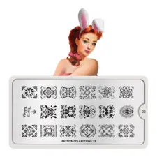 Stamping Nail Art Image Plate MOYOU Festive 23