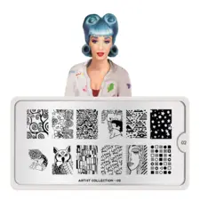 Stamping Nail Art Image Plate MOYOU Artist 02