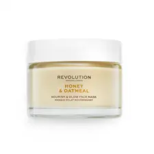 Hranljiva maska za negu i sjaj kože lica REVOLUTION SKINCARE Med i ovas
