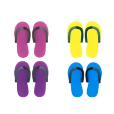 Disposable Color Slippers for Pedicure