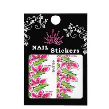 Water Nail Stickers ASNBLE Flowers - M5