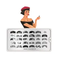 Stamping Nail Art Image Plate MOYOU Frenchy 05