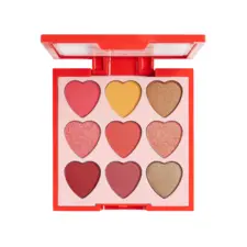 Eyeshadow and Pigments Palette I HEART REVOLUTION Heartbreakers Courage