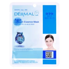 Sheet Moisturizing and Refining Mask DERMAL Collagen Essence Aqua