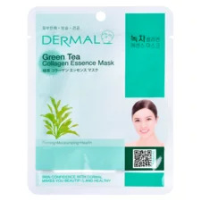 Sheet Firming Mask DERMAL Collagen Essence Green Tea