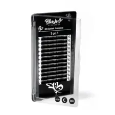 Silk Lashes Extension BLUSH C-Curl 7 Different Lengths Mix