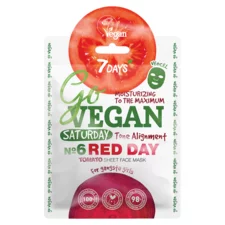Sheet Face Mask Go Vegan - Red Day