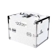 Cosmetic Case - Glitter GLX1286 - White